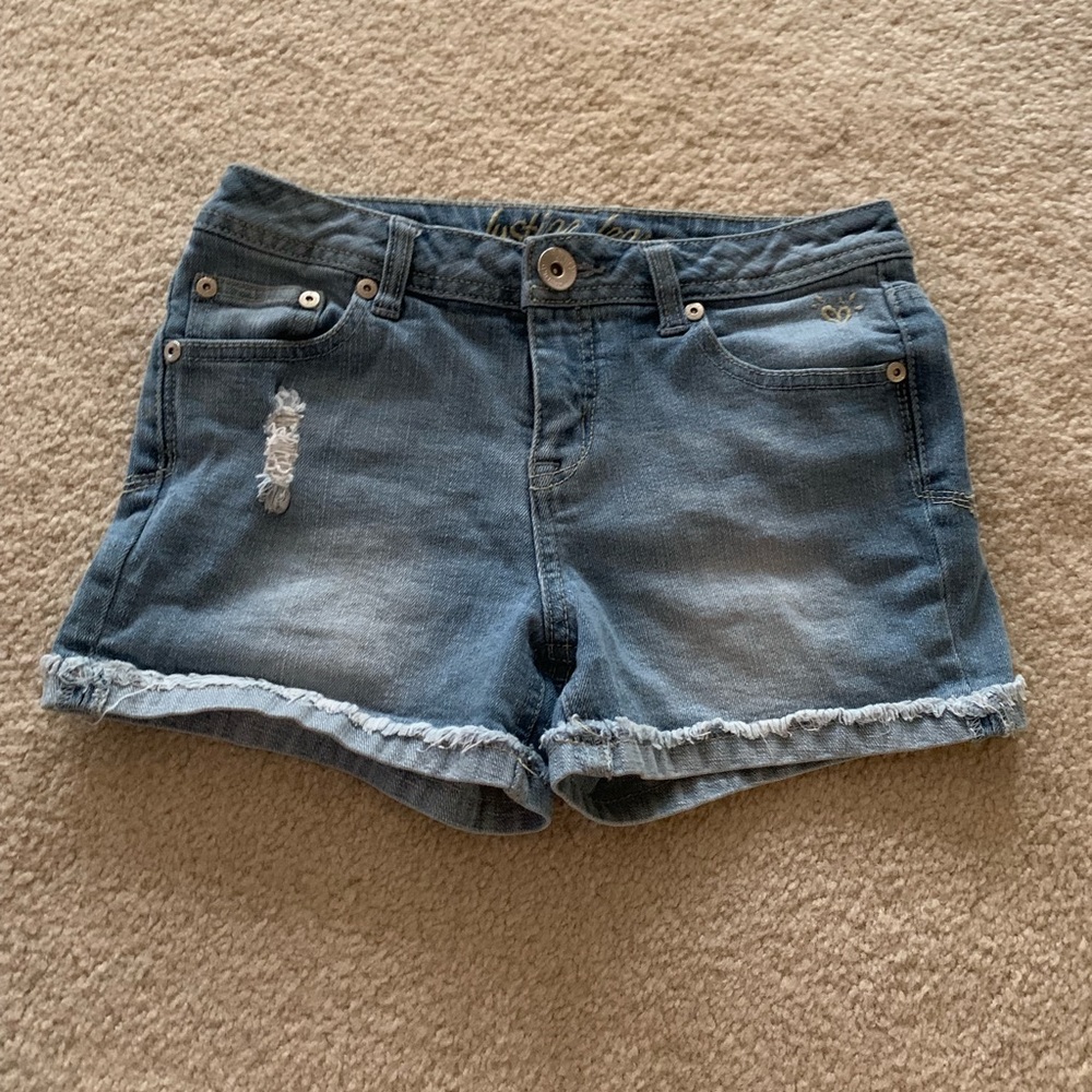 Justice jean shorts